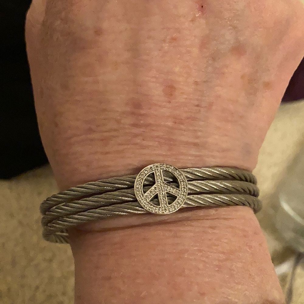 Silver Peace Bracelet